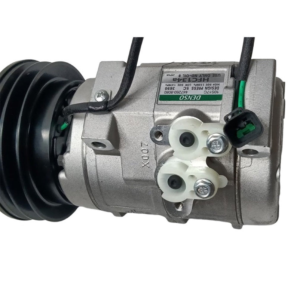 Denso 10S17C A/C Compressor 259-7244 fits Caterpillar CAT Engine 3066 Excavator 307D 311D 312D 312D 313D 315D 318D